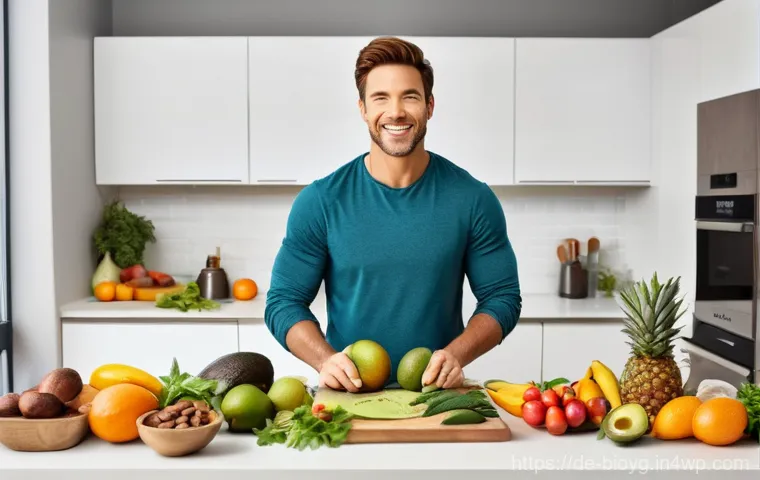 바이오해킹을 위한 체중 증가 방법 - "A detailed, vibrant image showcasing a diverse group of individuals (men and women of various ethni...